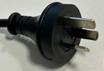 Type I mains power plug as used in Australia